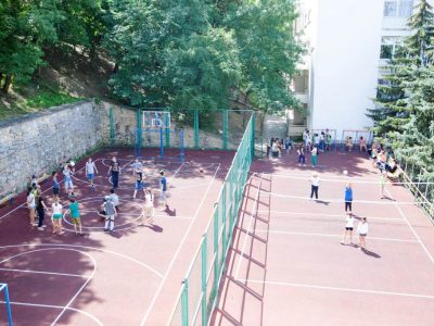 Игровая площадка детского санатория имени Крупской в Железноводске